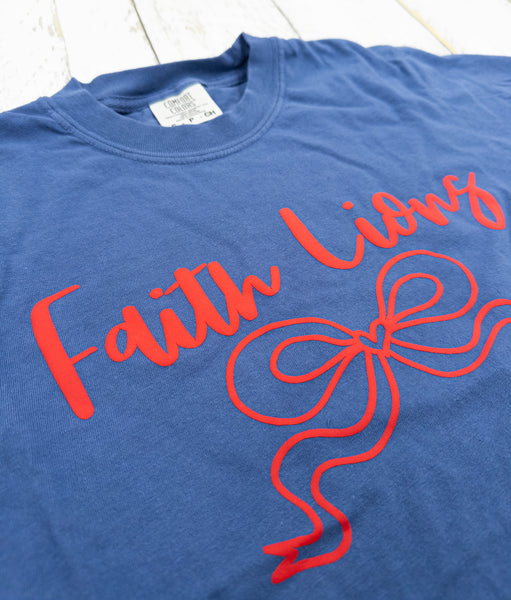 Faith Lions Croquet Tee