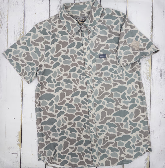 Burlebo Performance Camo Button Up