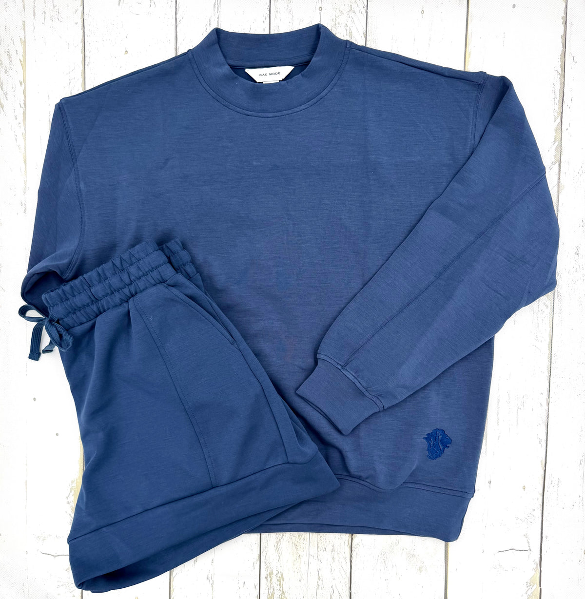 Miriam Shorts Set-Navy