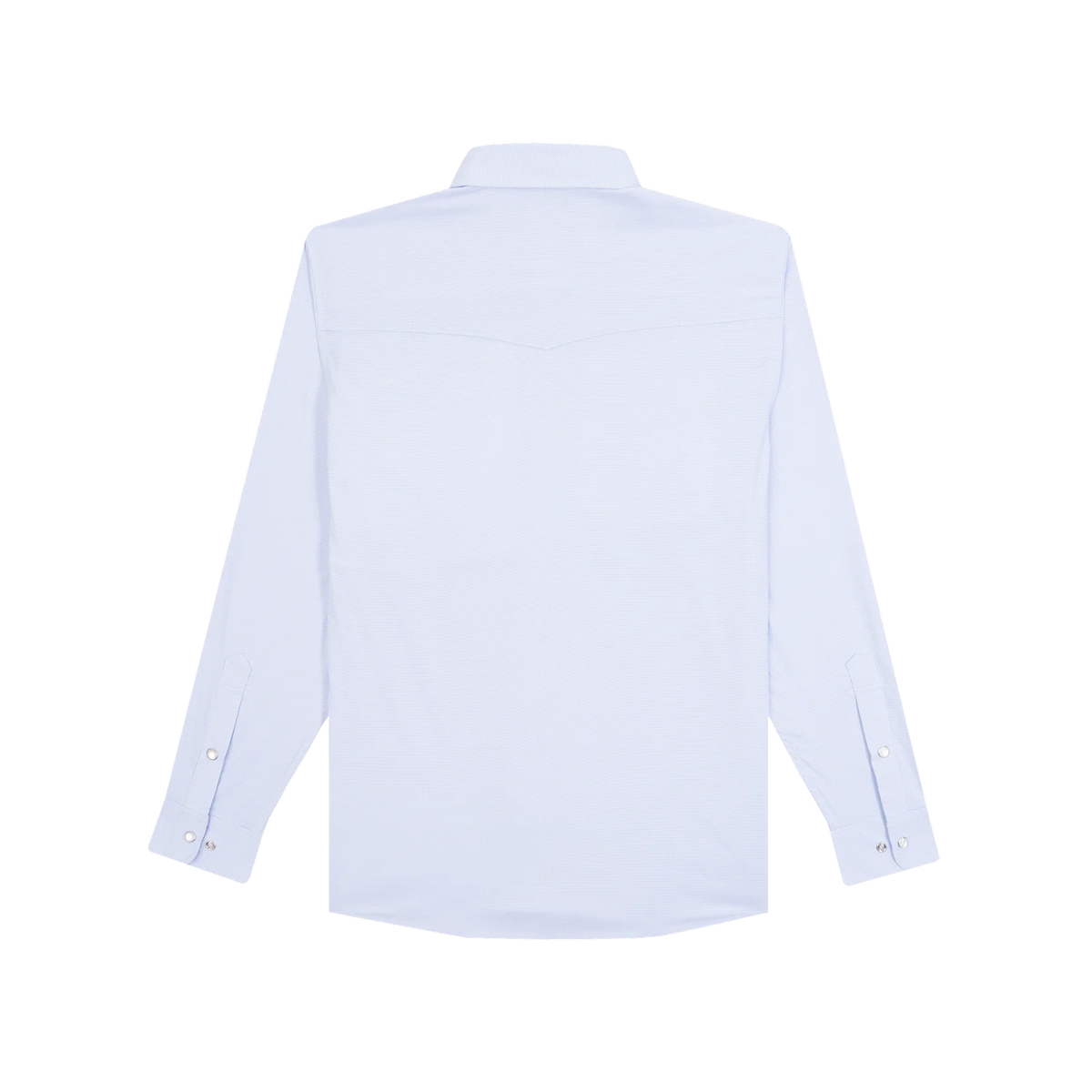 Poncho Western LS Shirt- White