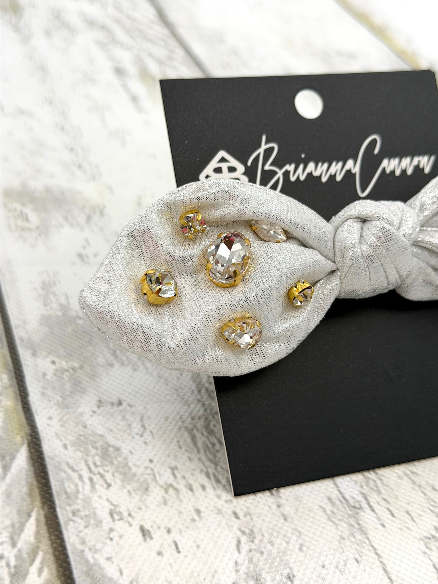 Shimmer Bow Scrunchie