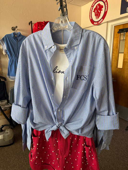 FCS Oxford Stripe Button Down