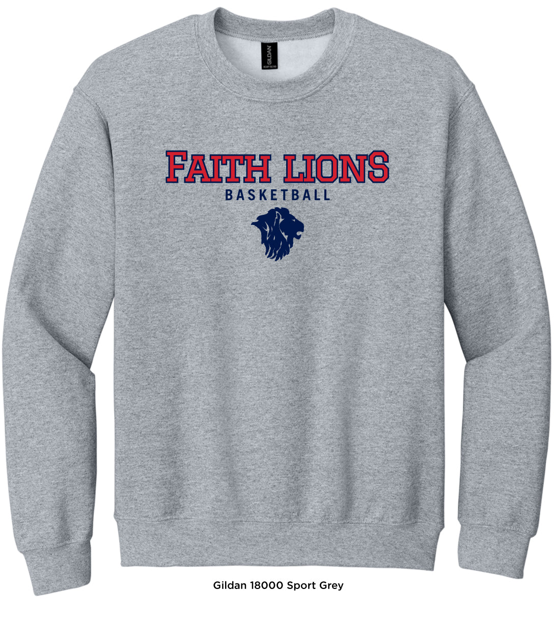 Collegiate Basketball Sweatshirt (Gildan)