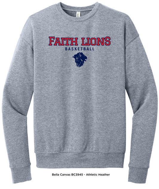 Collegiate Basketball Sweatshirt (Bella+Canvas)