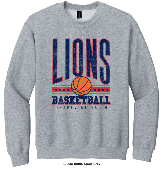 Lions Basketball All Star Crew (Gildan)