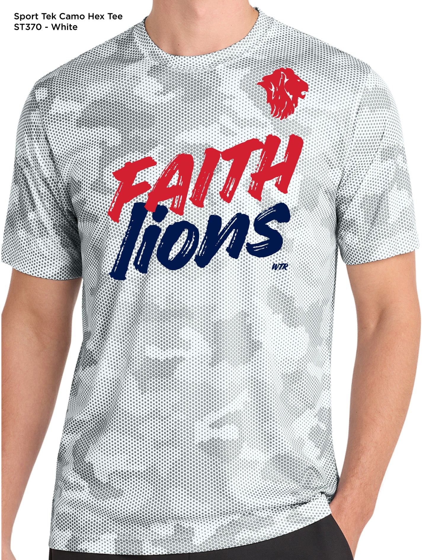 Faith Lions Camo WTR T-Shirt