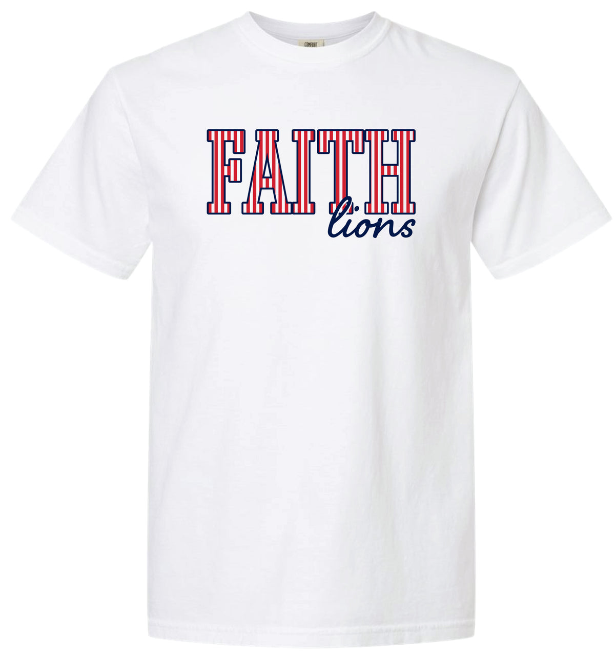 Oxford Stripe Faith Tee