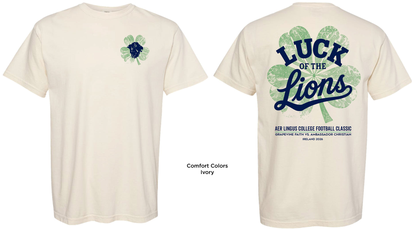 Luck of the Lions T-Shirt- Comfort Colors