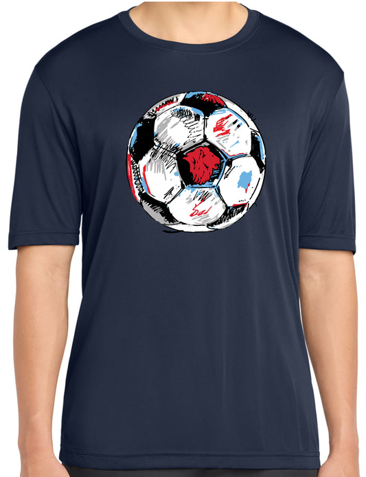 Youth Abstract Soccer T-Shirt