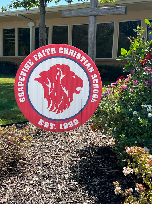 Yard Sign - Faith