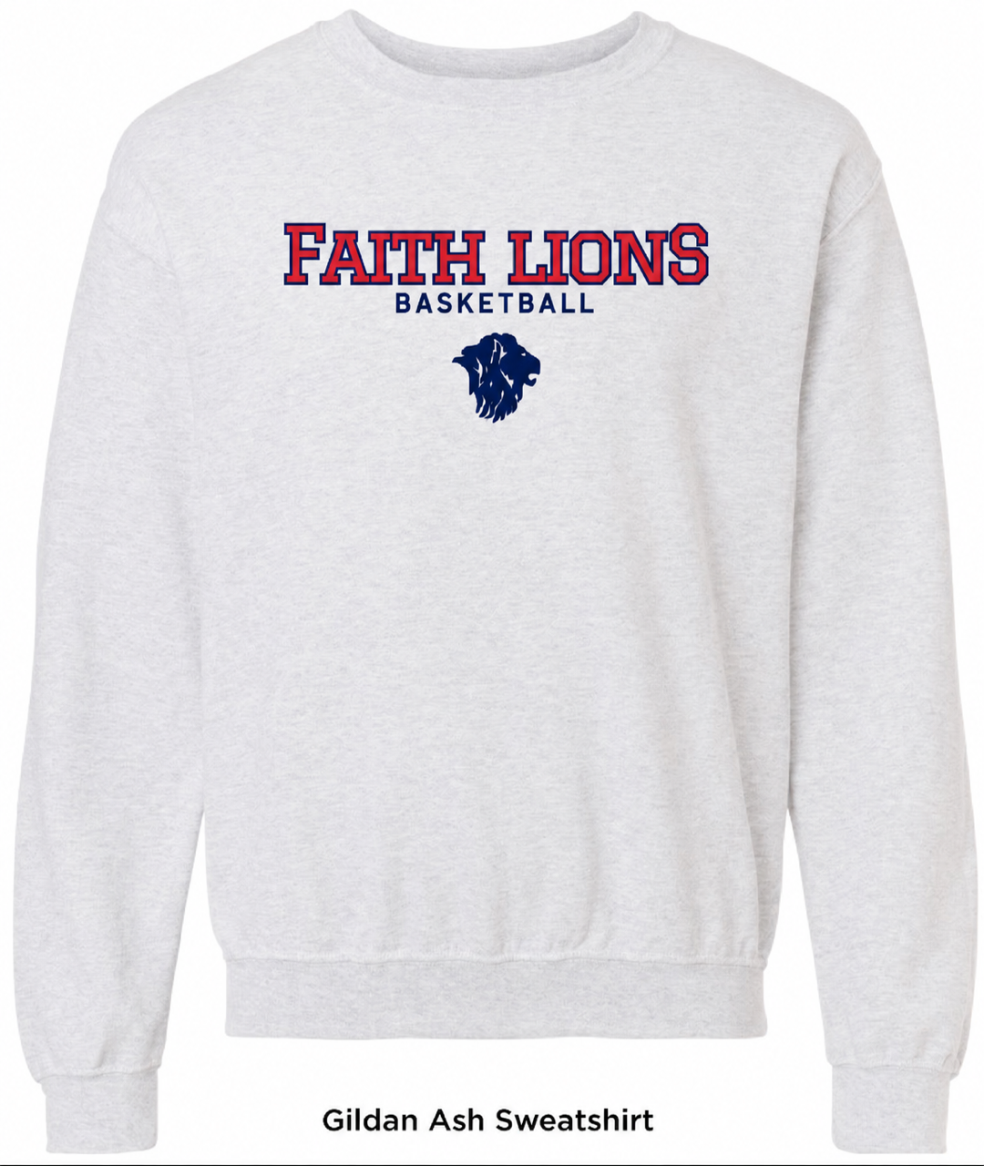 Collegiate Basketball Sweatshirt (Gildan)