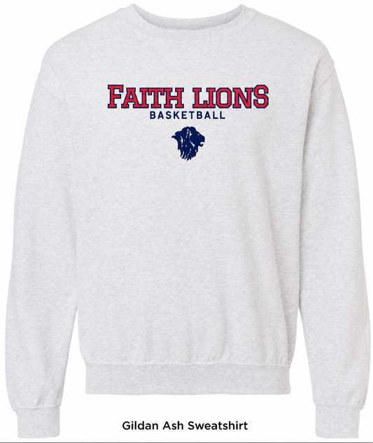 Collegiate Basketball Sweatshirt (Gildan)