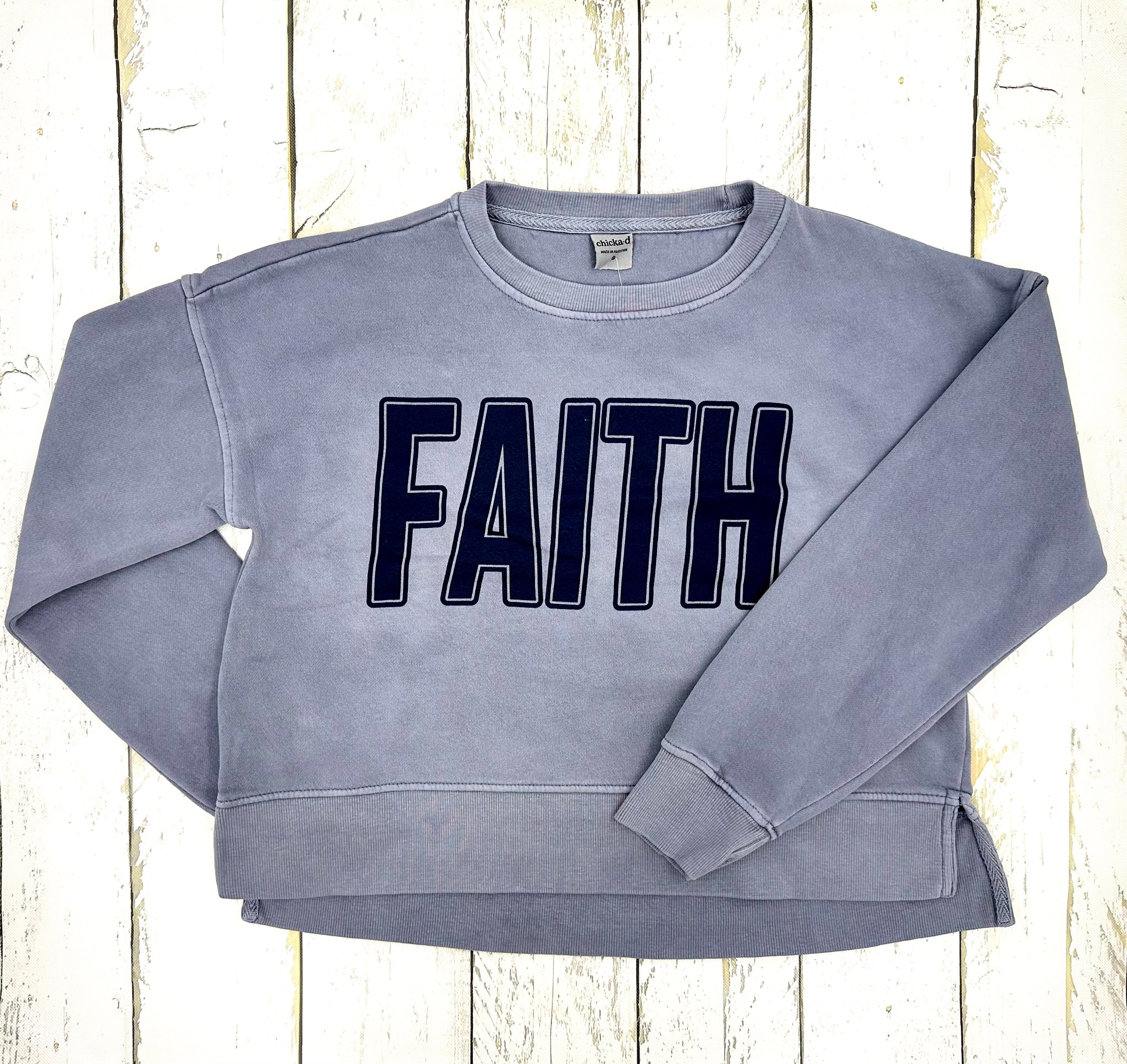 FAITH Salt Wash Sweatshirt