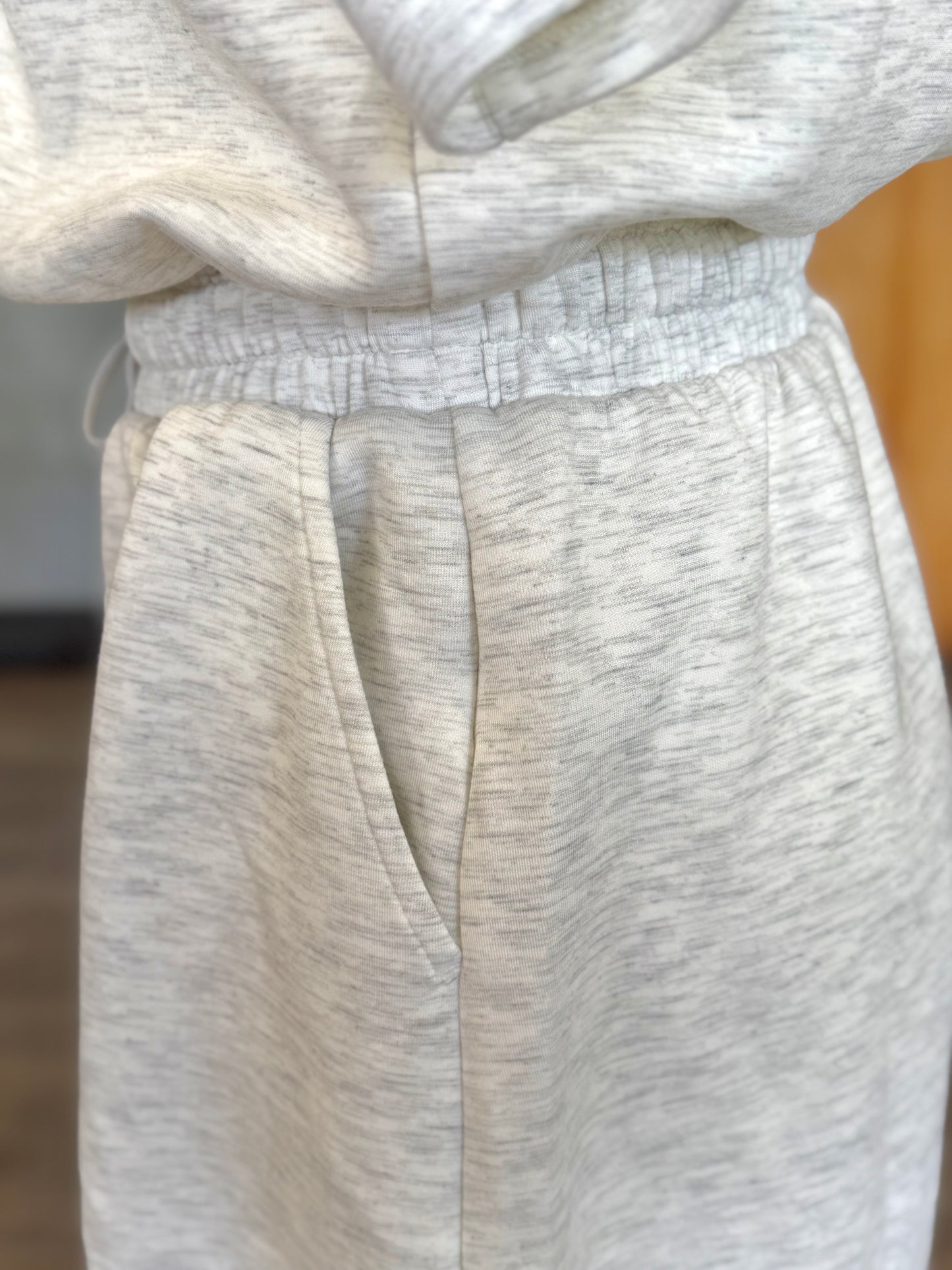 Butter Soft Tennis Romper-Grey