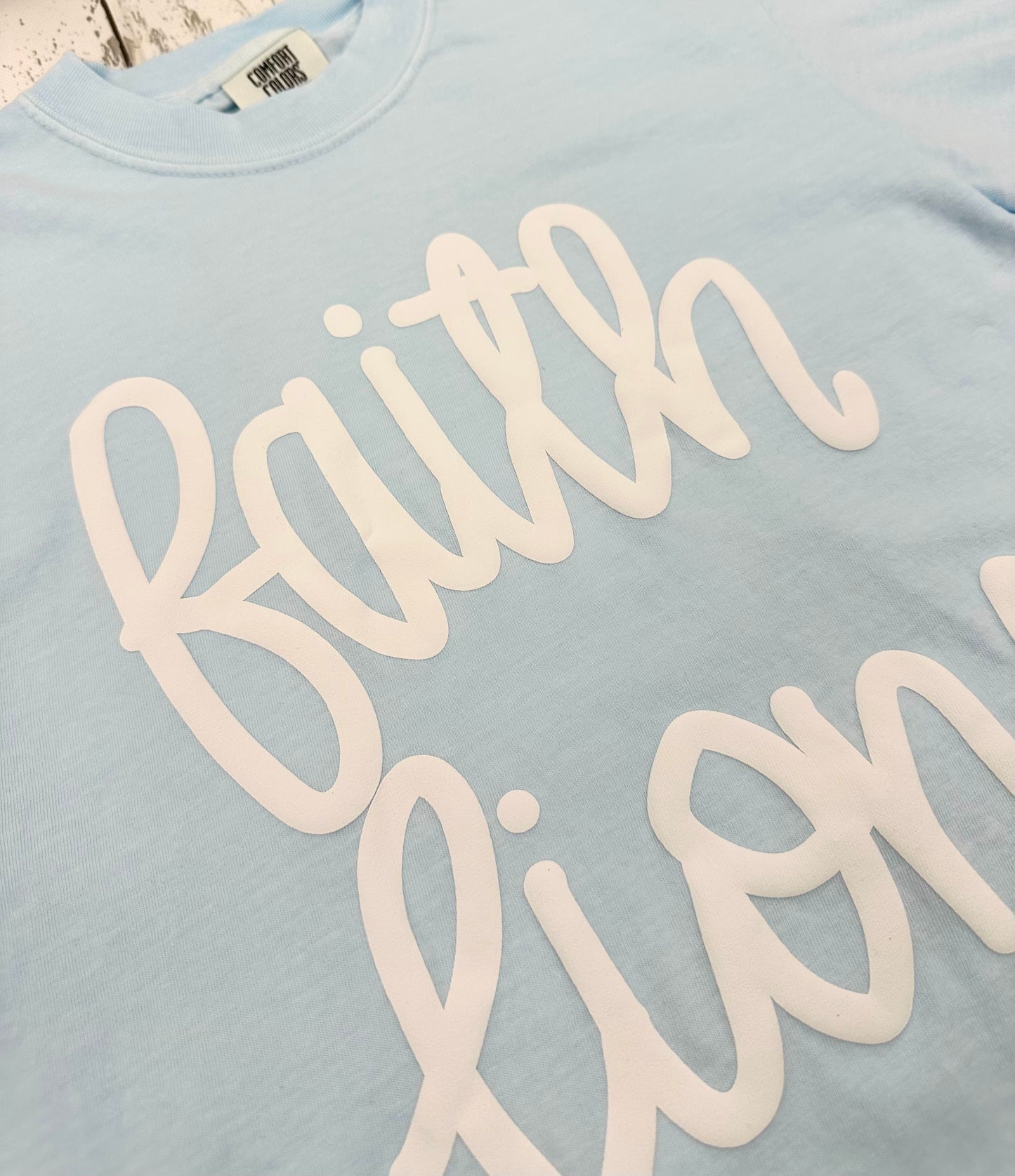 Faith Lions Puff Print Tee