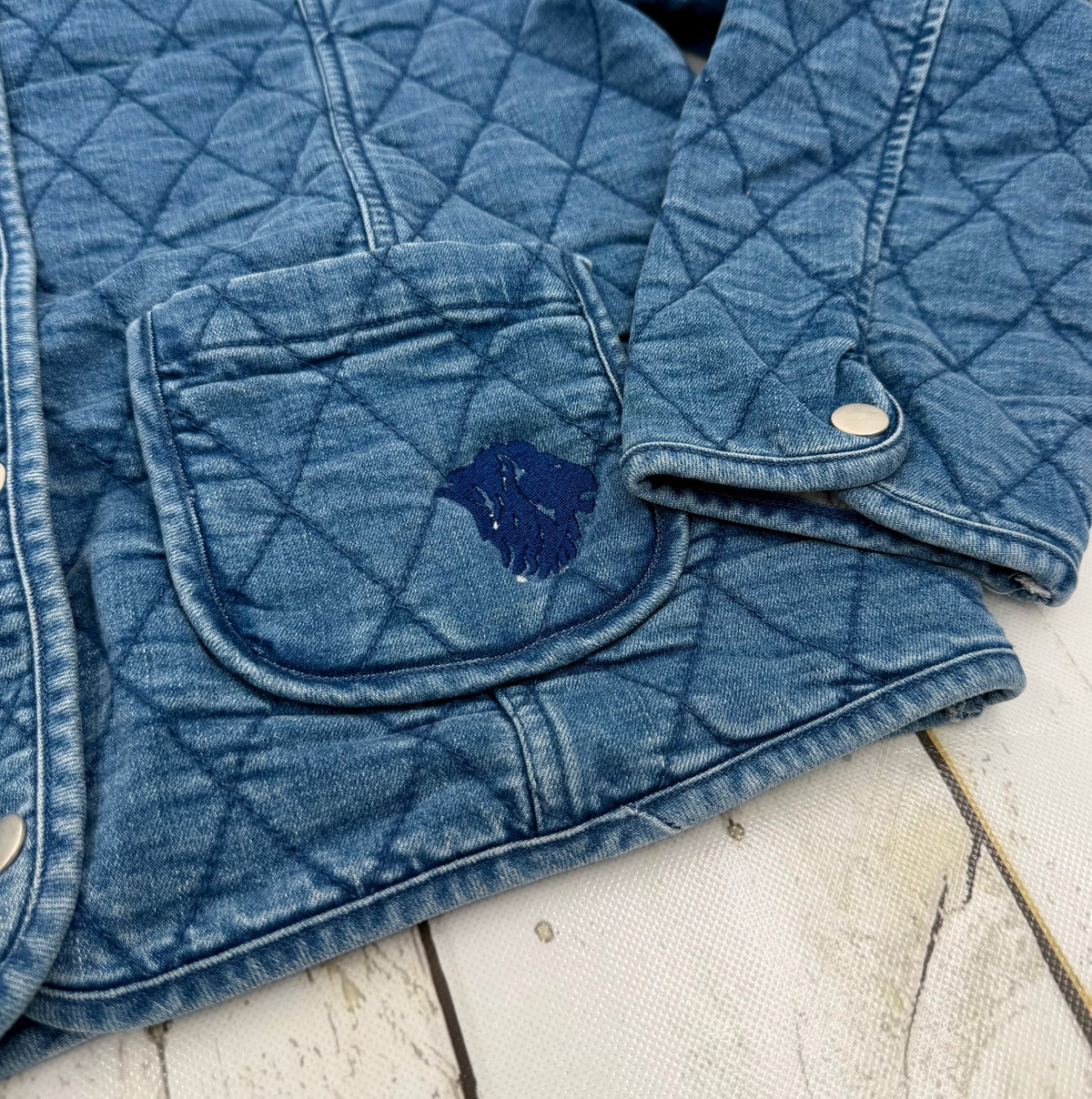 Quilted Denim Jacket