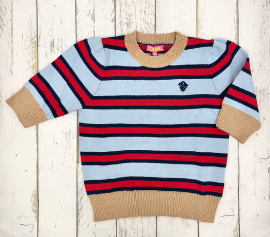 Striped Crew Sweater