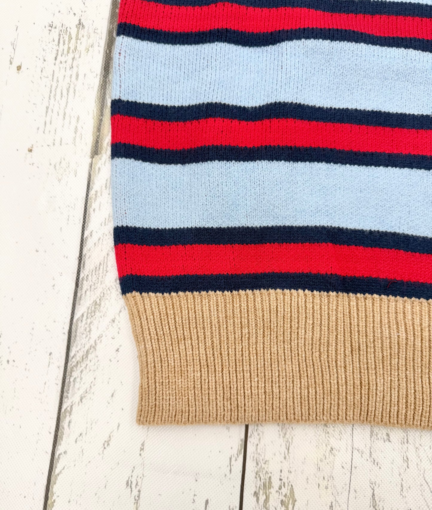 Striped Crew Sweater