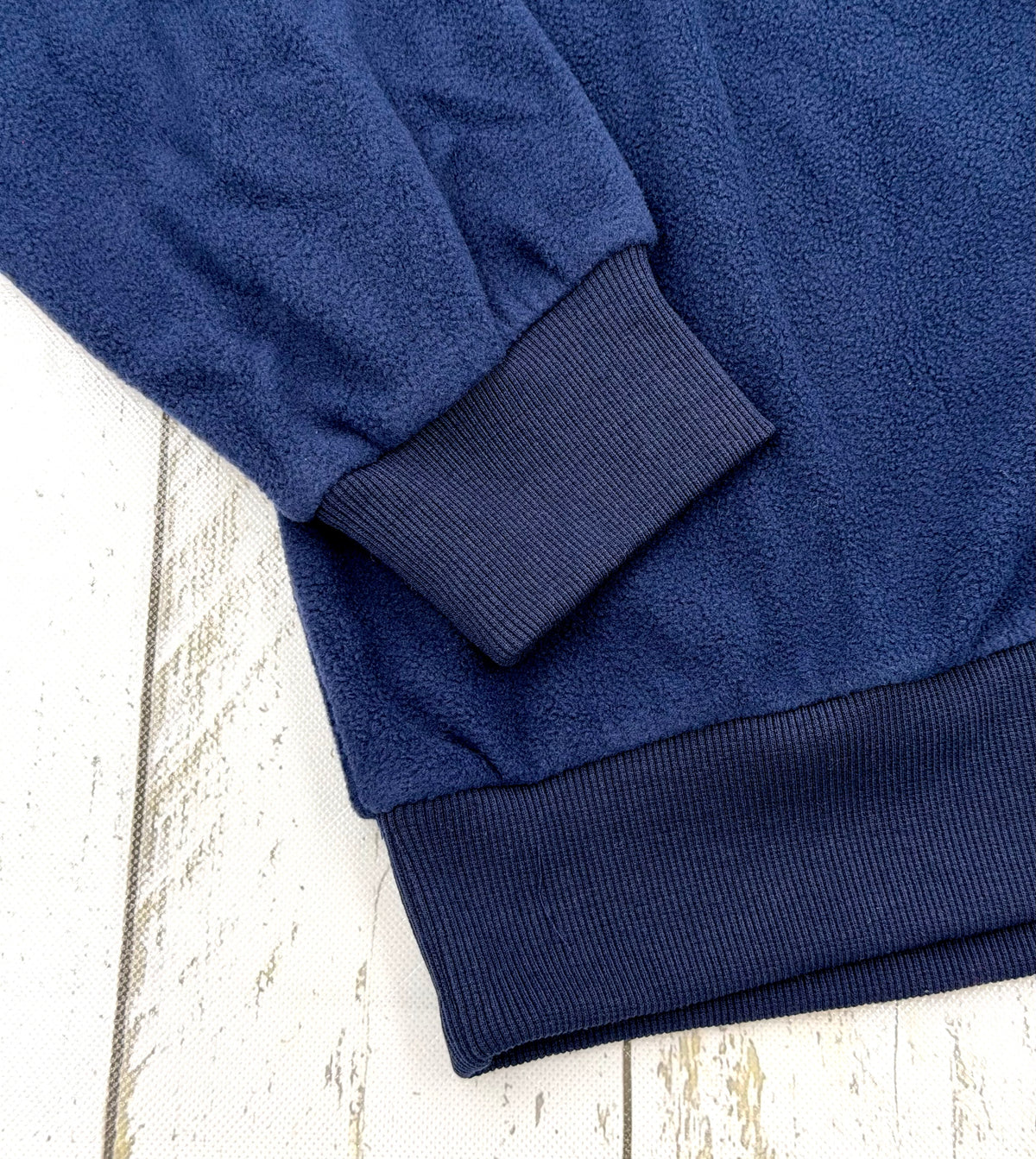 Navy Fleece Half-Zip by Jodifl