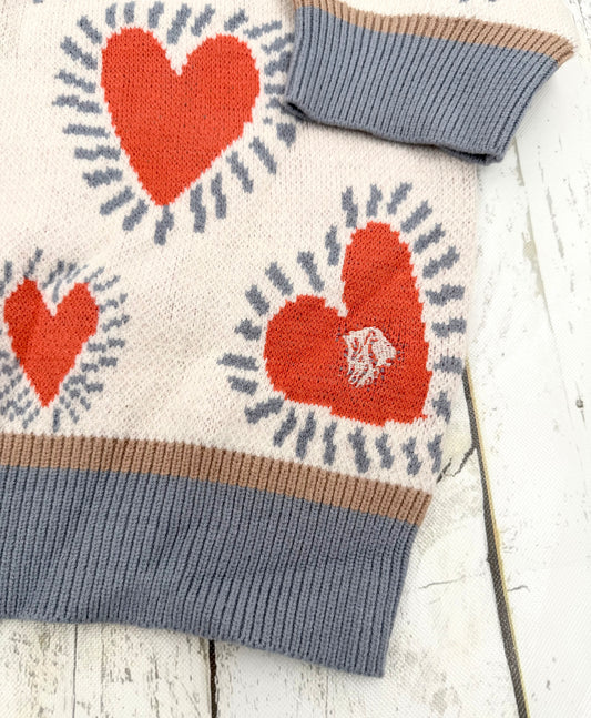 Sweetheart Short Sleeve Sweater