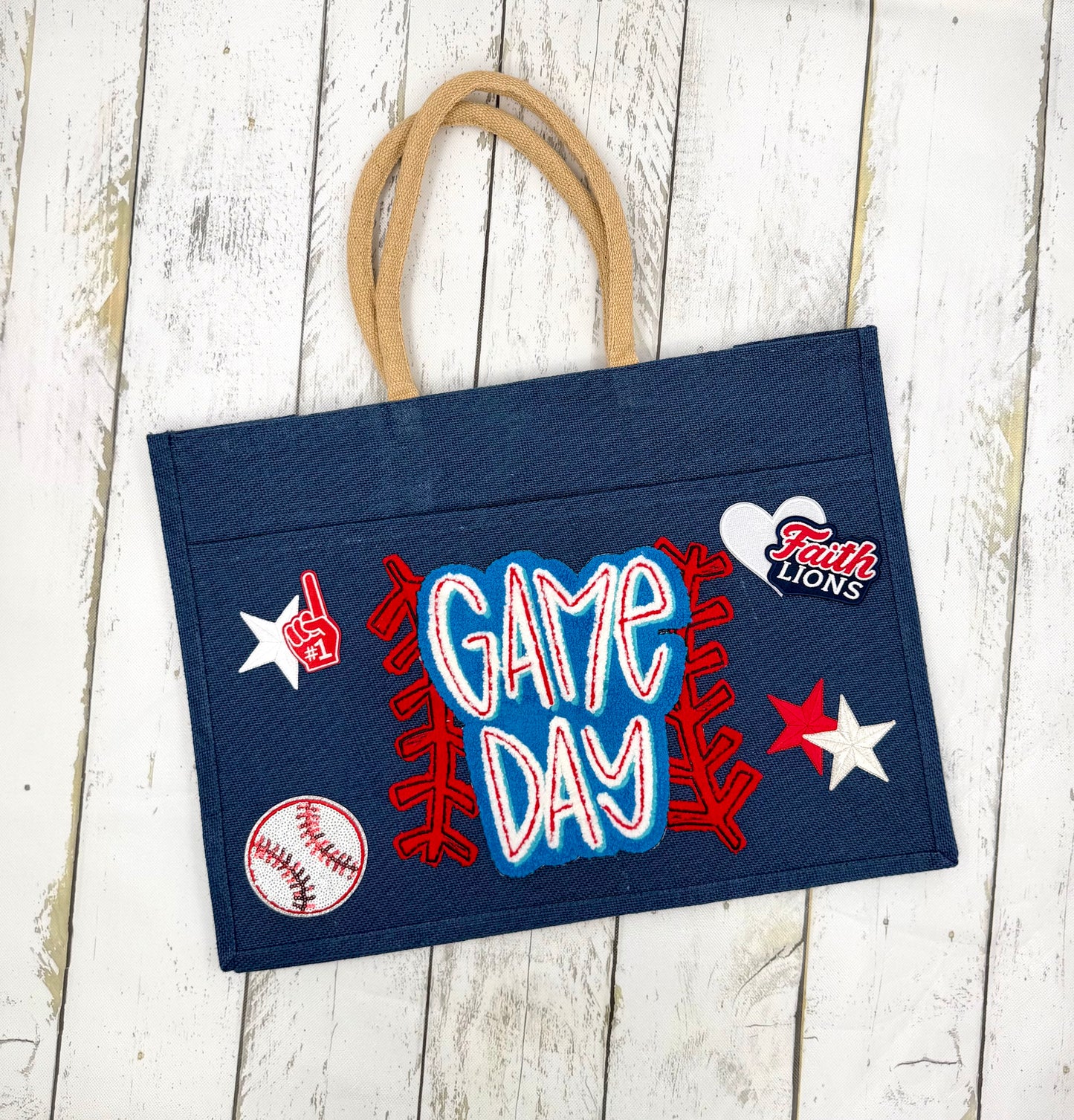 Baseball Jumbo Tote