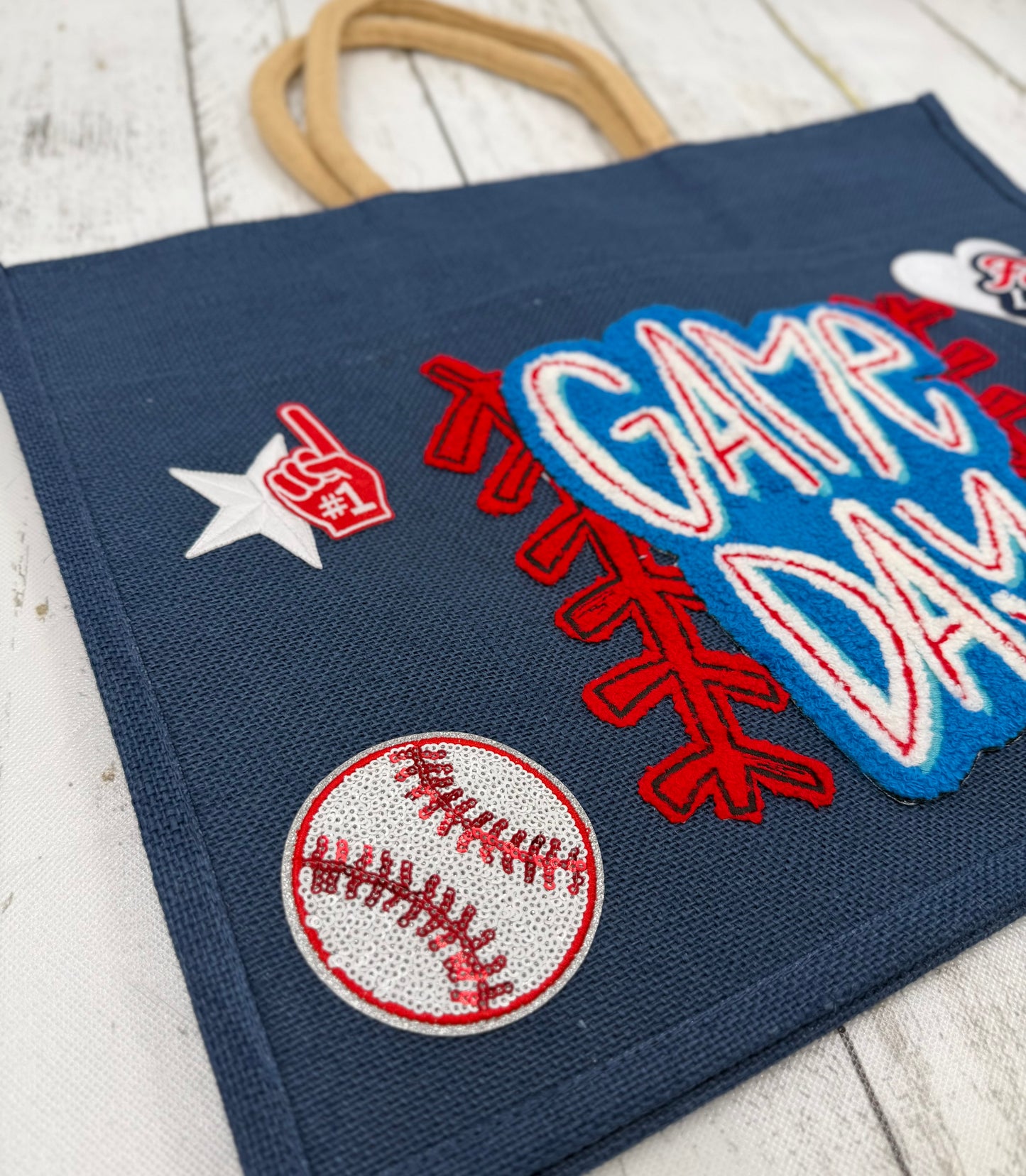 Baseball Jumbo Tote
