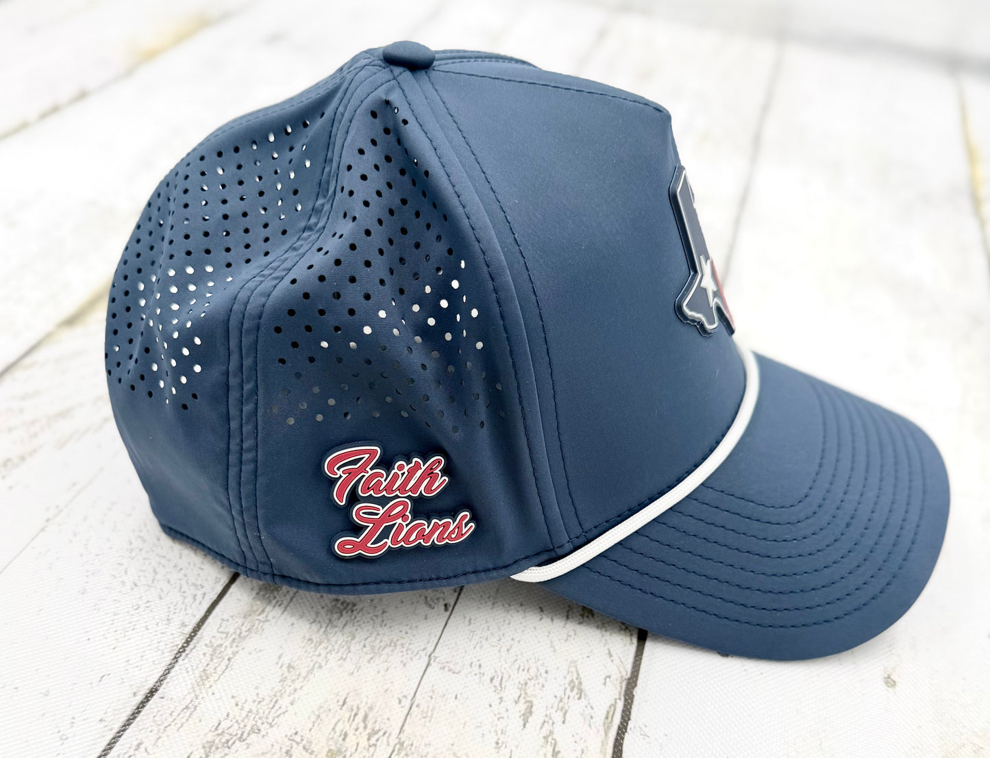 Branded Bills 5 Panel Rope Texas Flag Hat