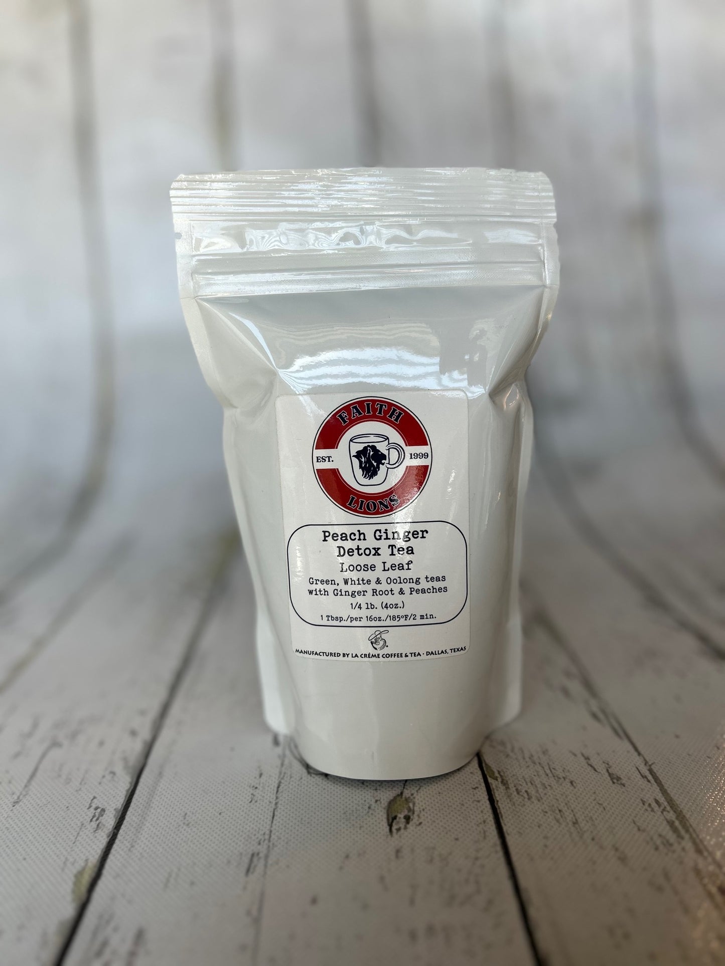 HeBrews Peach Ginger Detox Tea