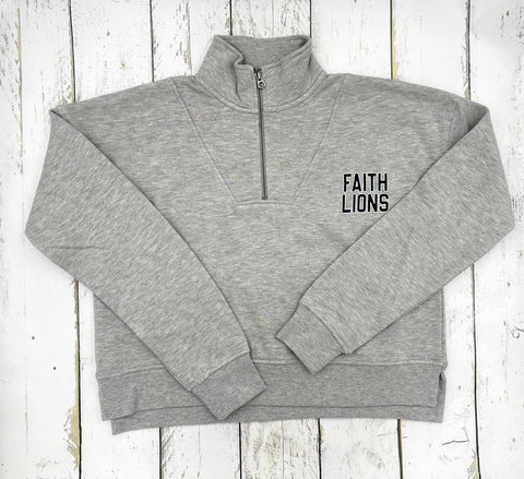 Halftime Quarterzip Crop Sweatshirt