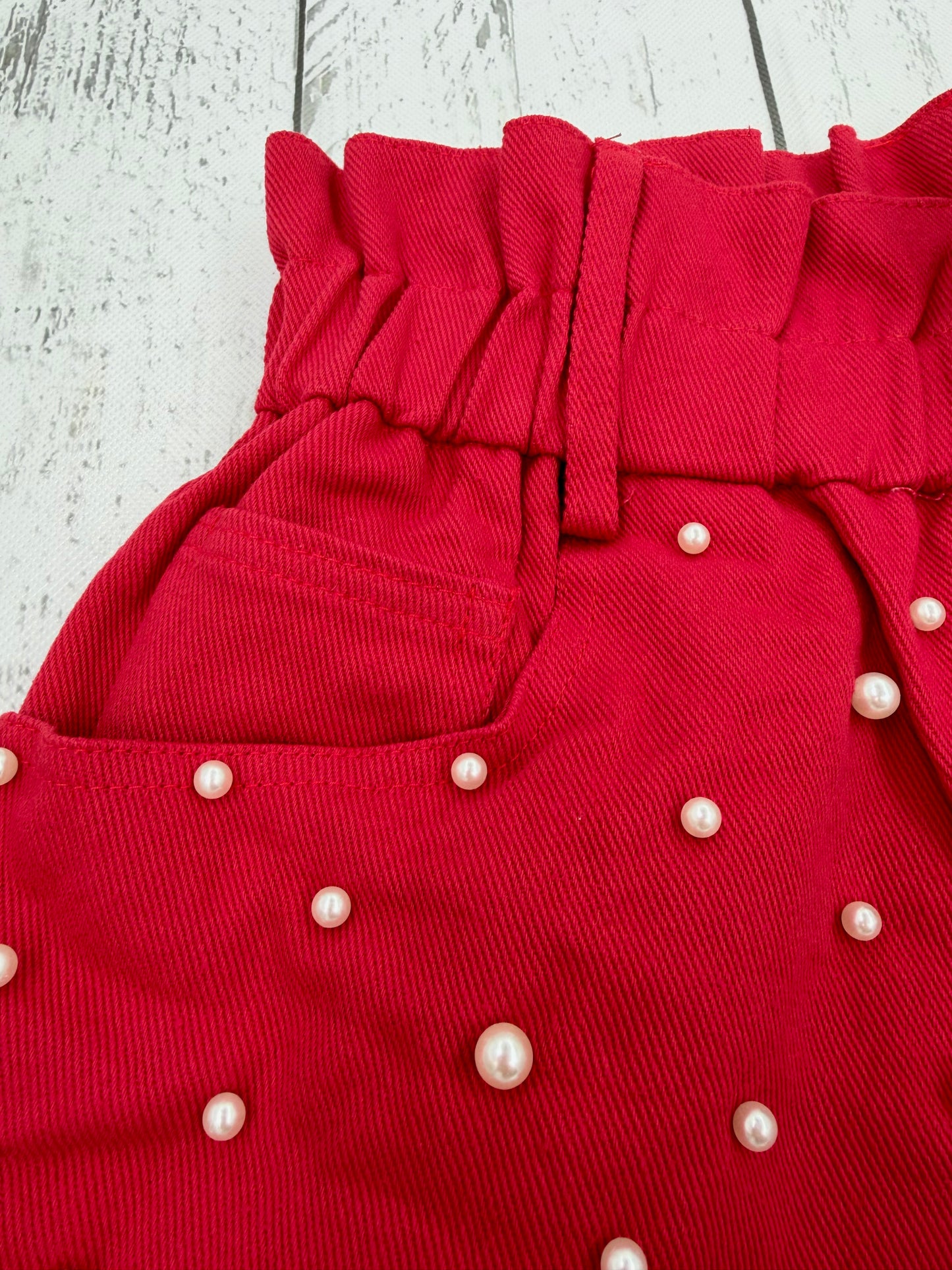 Pearly Paper Bag Shorts