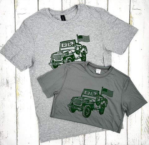 JWC Patriotic Jeep Tee