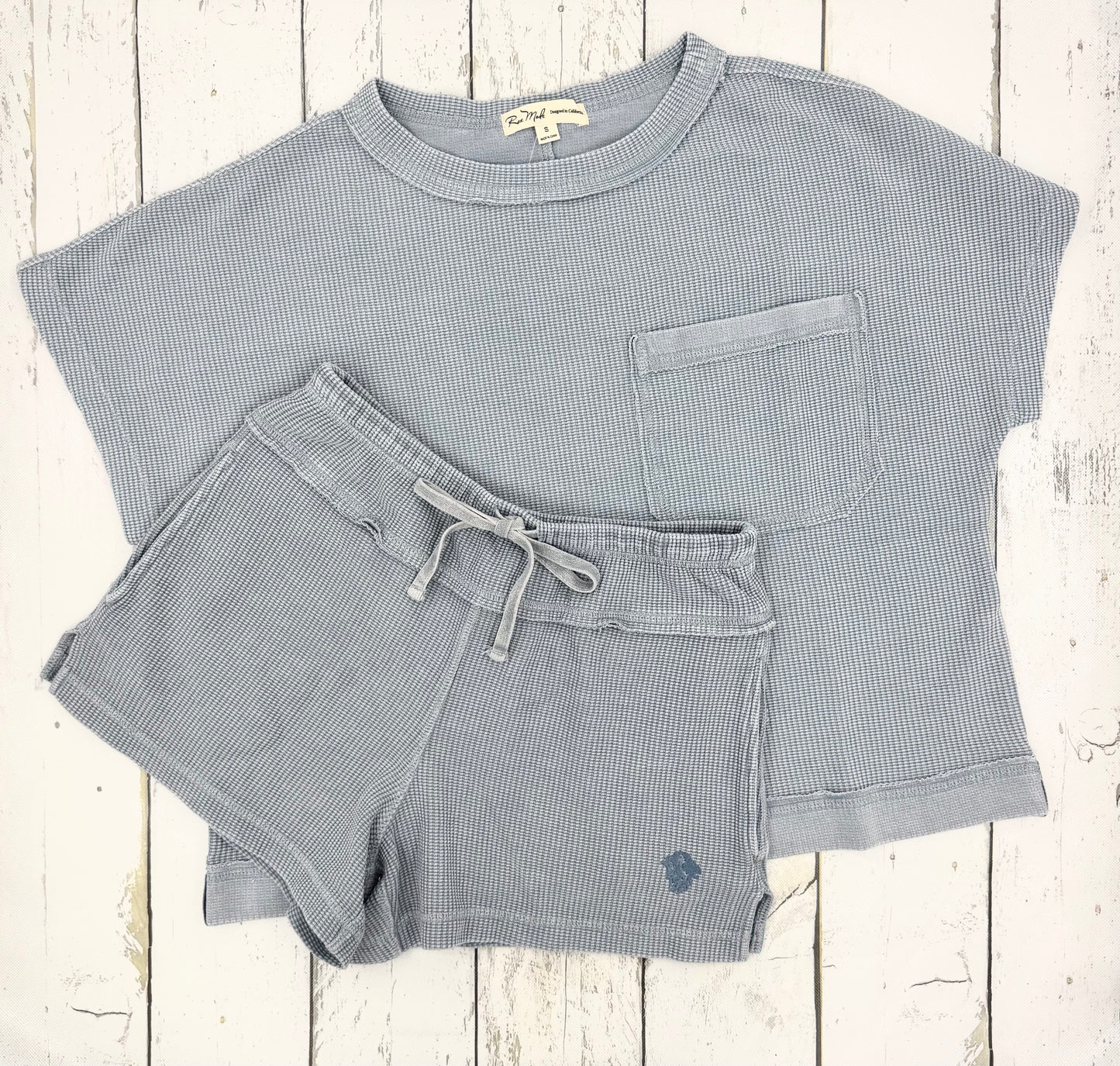 The Waffle Weave Short Set