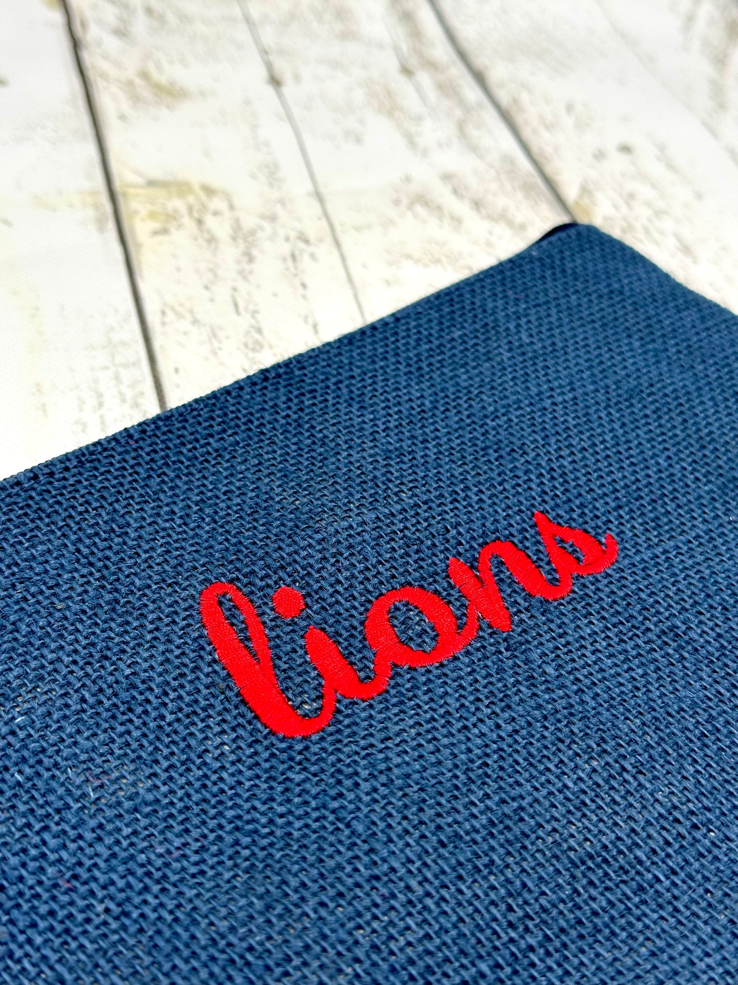 Jute Zippered Cosmetic Pouch
