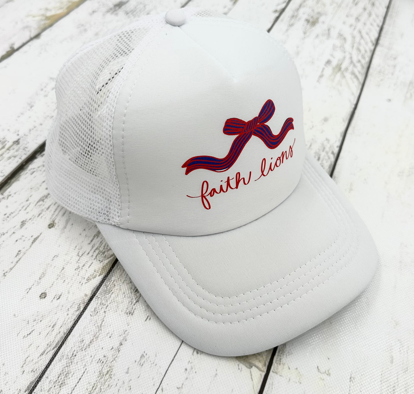 Faith Lions Bow Hat