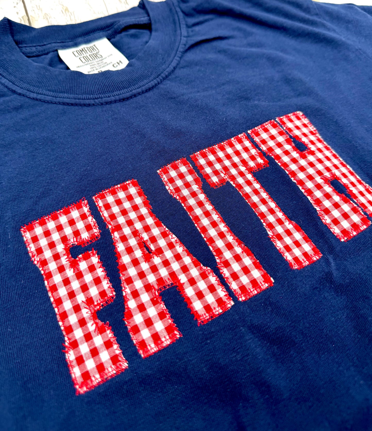 Faith Lions Red Gingham T-Shirt