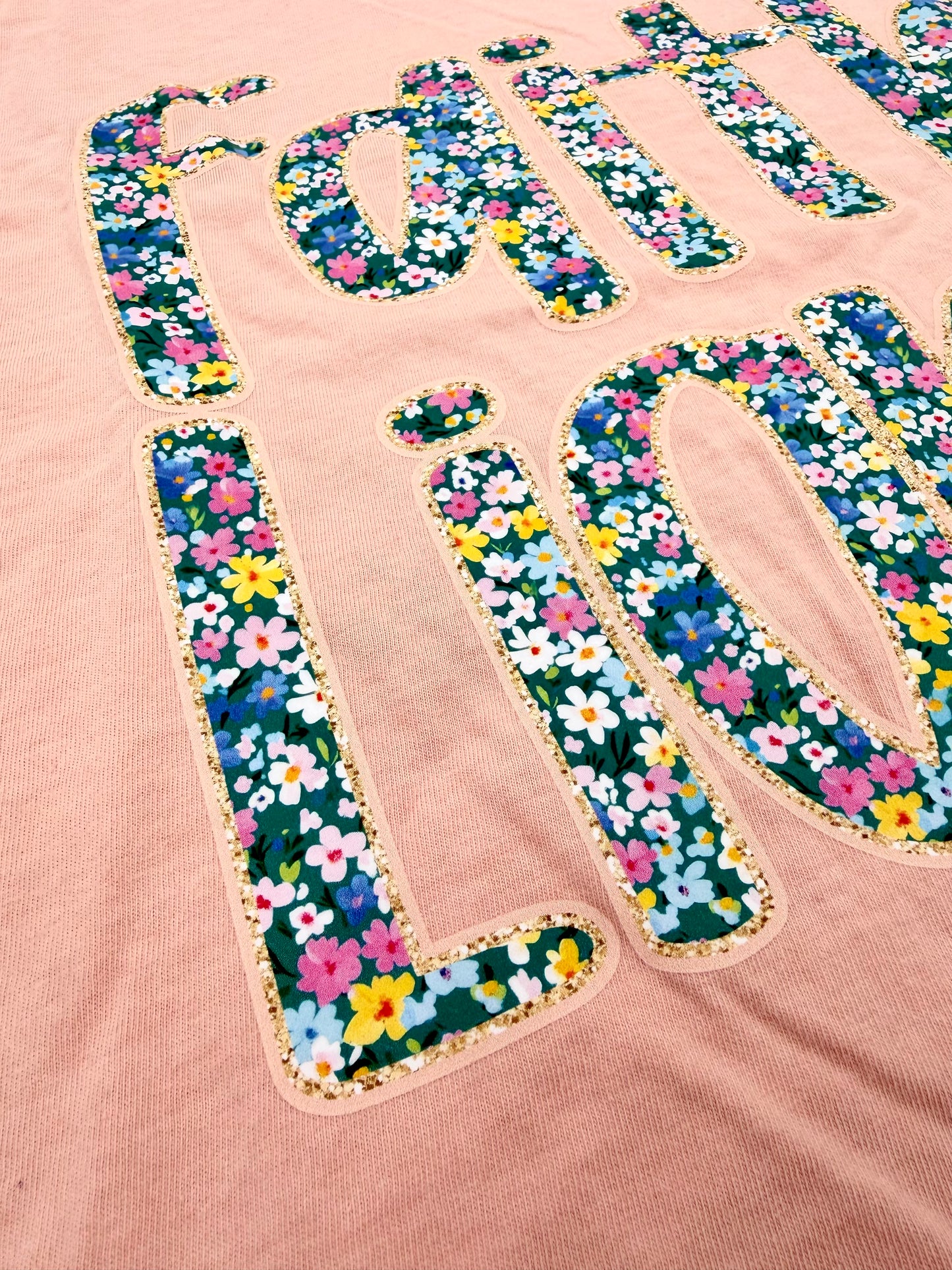 Faith Lions Floral T-Shirt