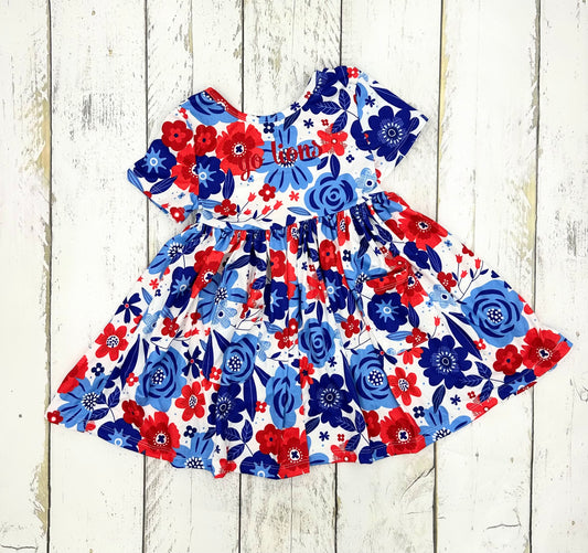 Mila & Rose Girls Floral Dress