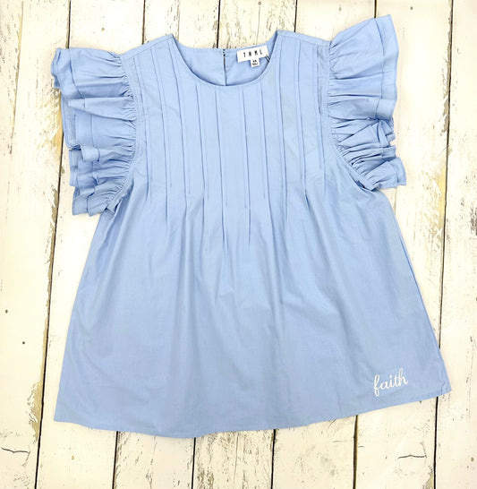 Flutter Sleeve Top