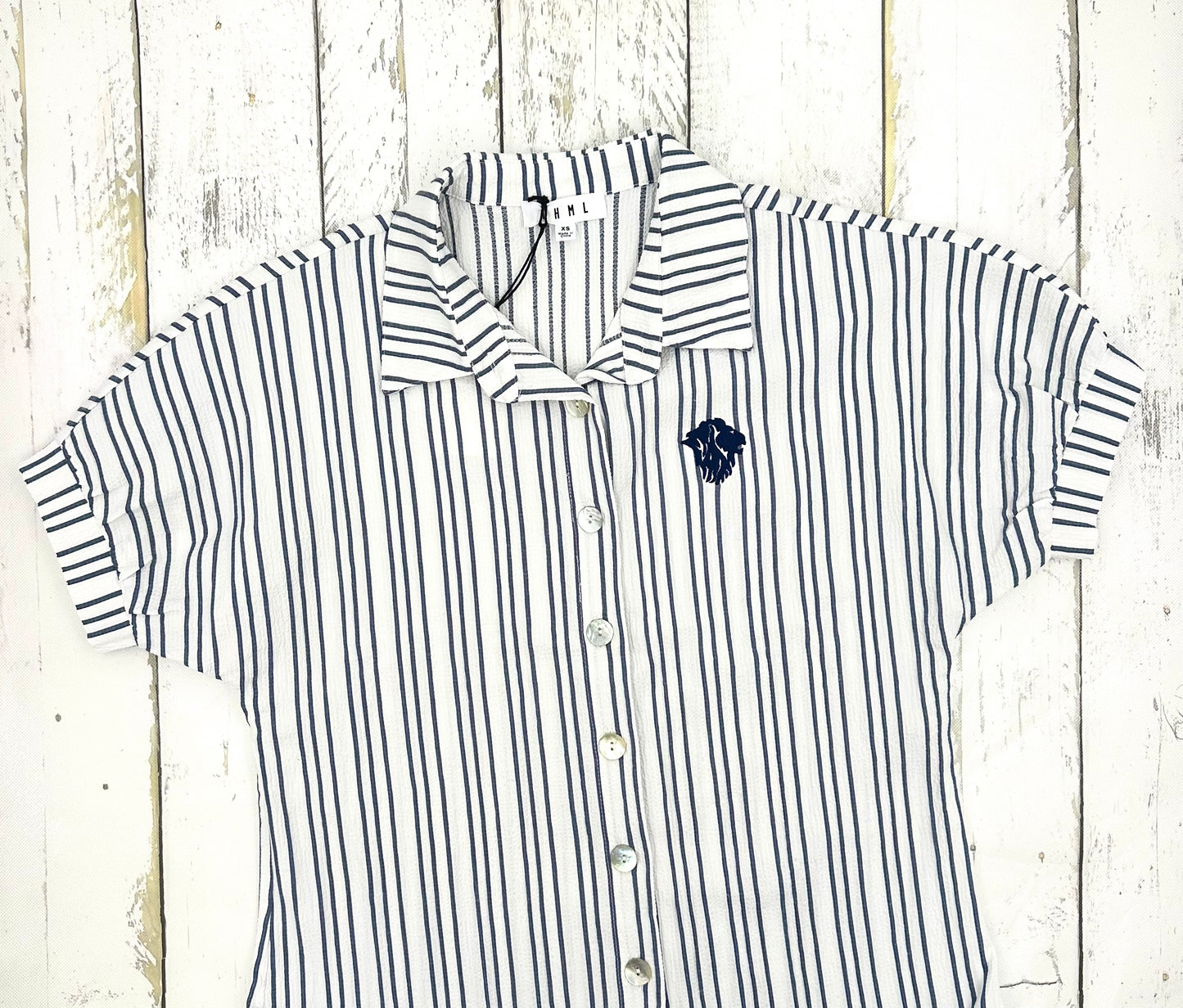 Short Sleeve Striped Dress