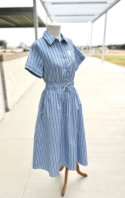 Striped Midi Dress