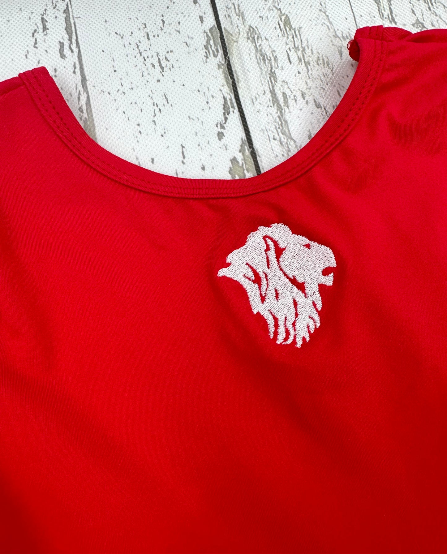 Pocket Twirl Dress-Red