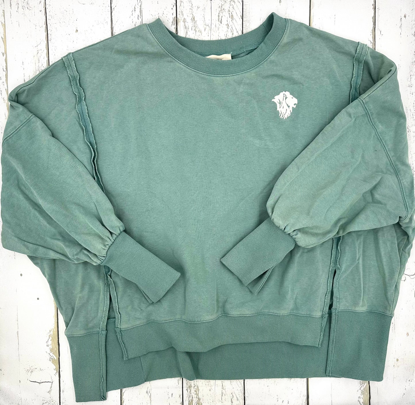 Comfy & Cozy Green Sweatshirt