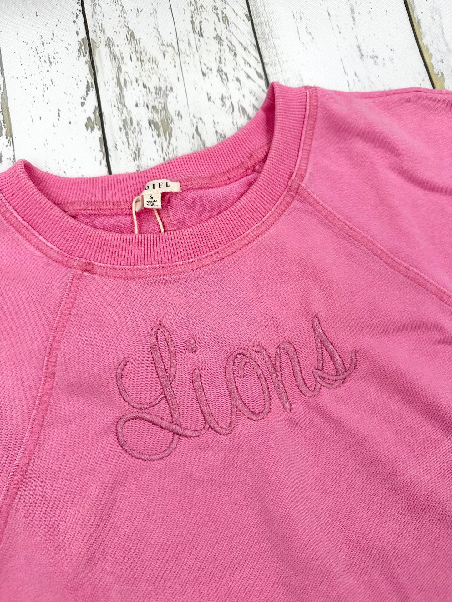 Pretty in Pink Lions Cap Sleeve