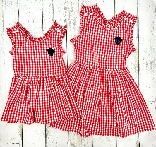 Alora Gingham Dress