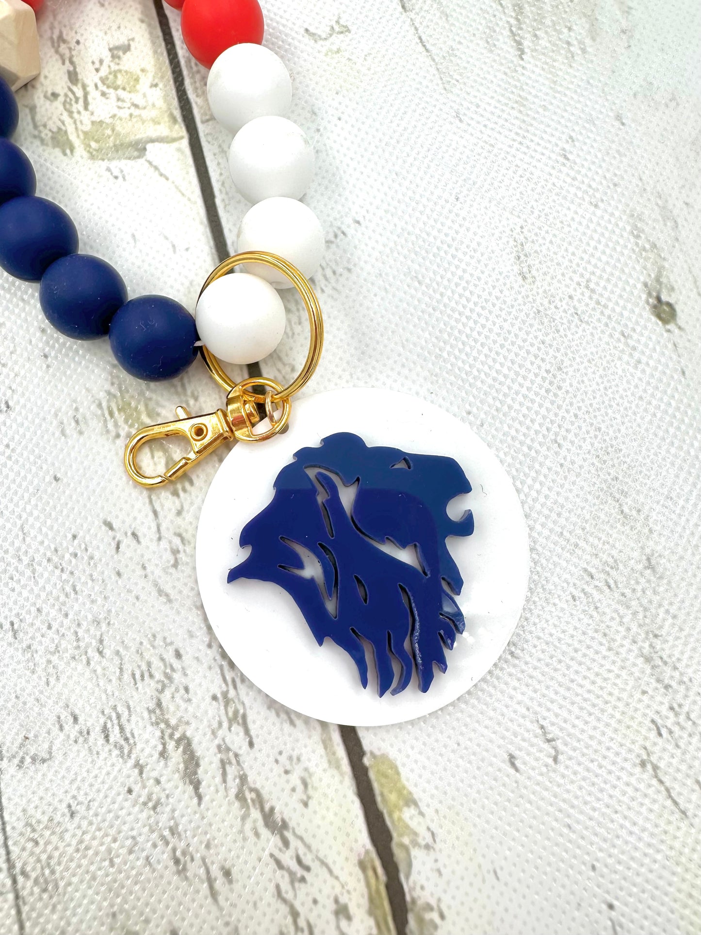 Beaded Wristlet Keychain