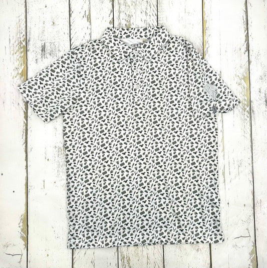 Football Fan Polo- Grey