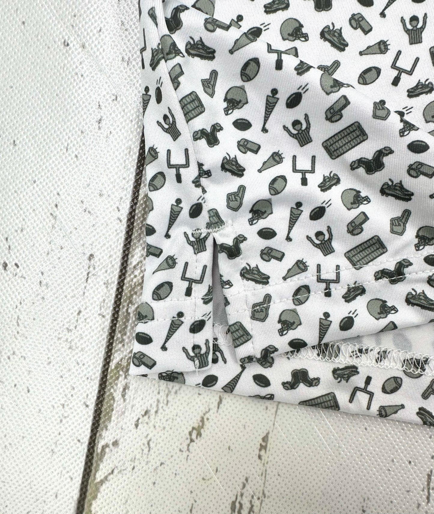 Football Fan Polo- Grey