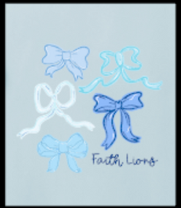 Chic Bow Print-Adult