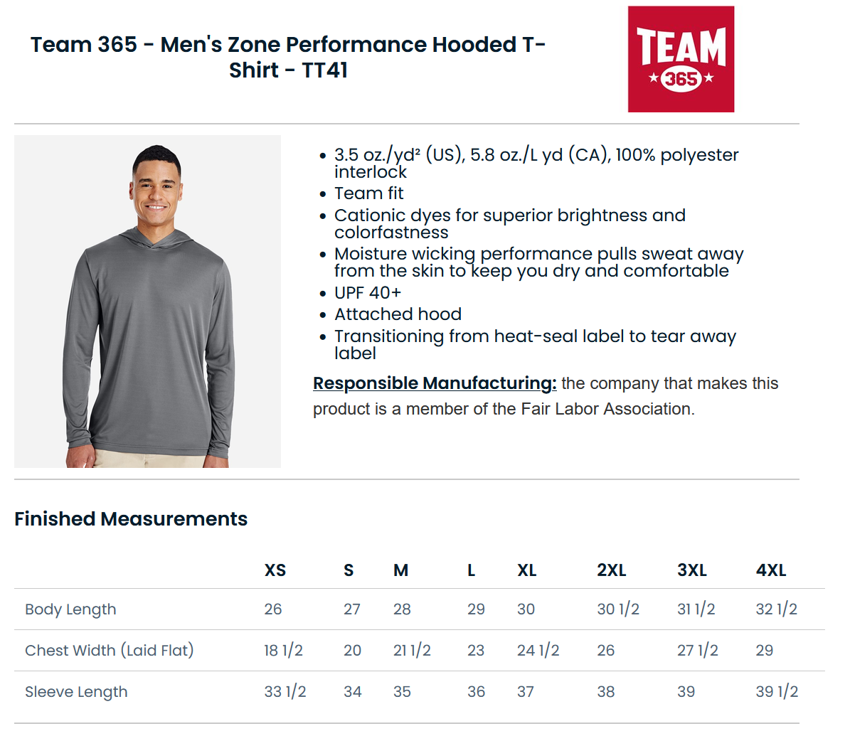 Football Playoffs 2026 (Team 365 Dri Fit Hoodie)
