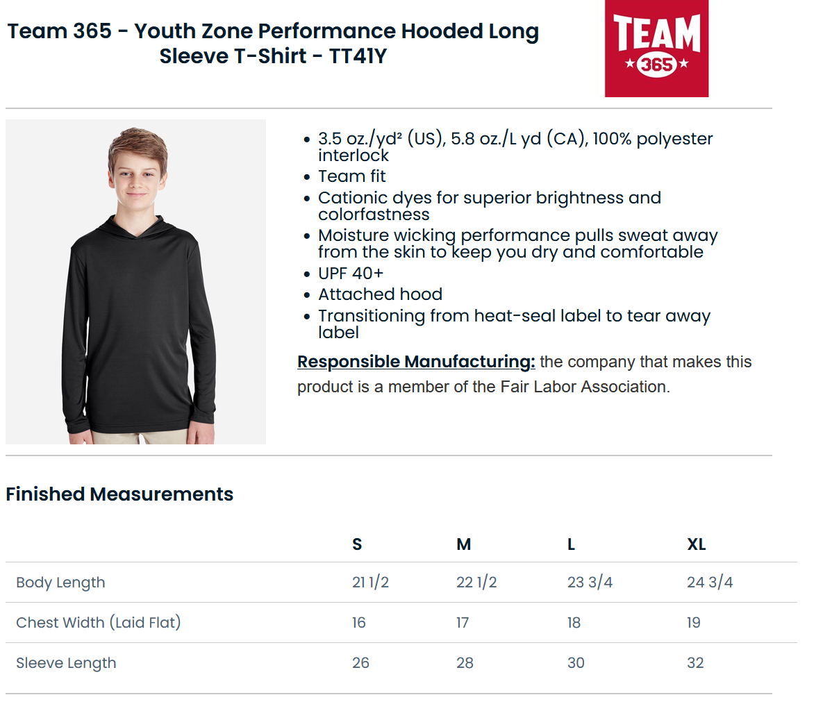 Football Playoffs 2026 (Team 365 Dri Fit Hoodie)